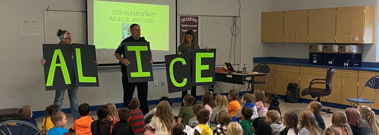Safety Training at Coy Elementary